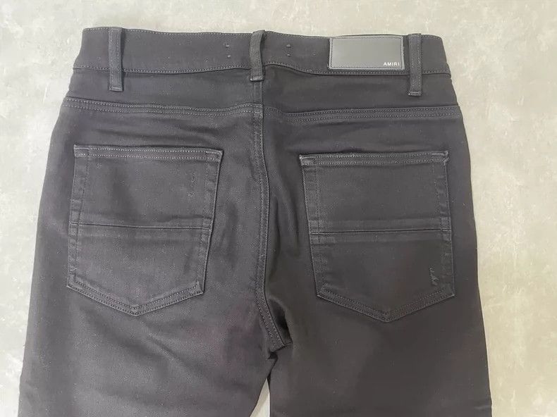 Amiri Amiri Black Ripped Denim Pants Size 31 Size US 31 - 2 Thumbnail