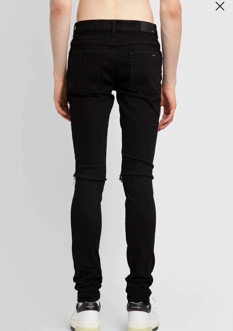 Amiri Amiri Classic Black MX1 Jeans Size US 32 / EU 48 - 8 Thumbnail