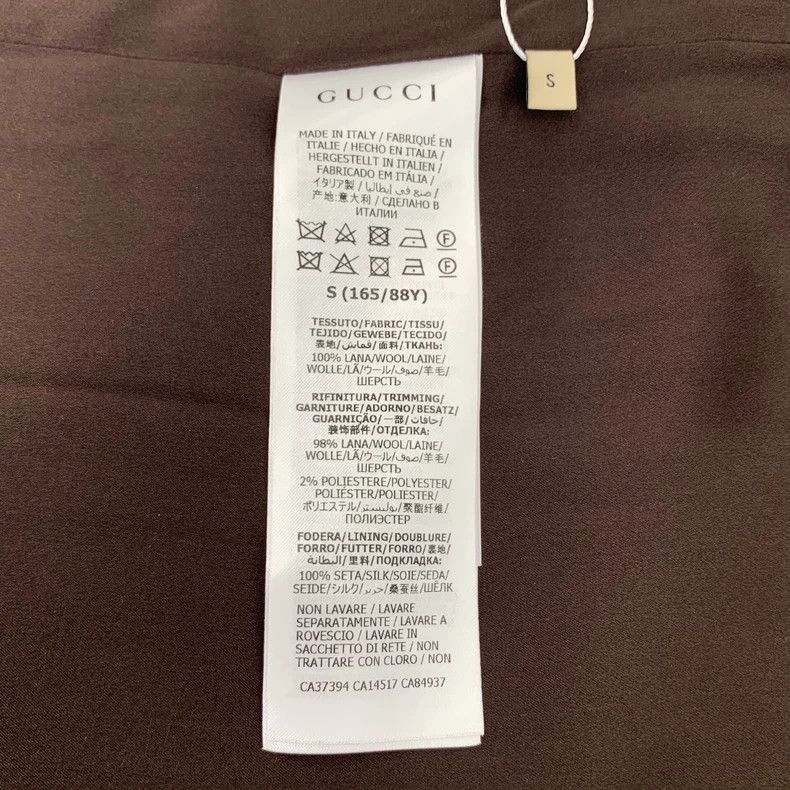 Gucci Gucci Brown Logo Knit Cardigan Sweater Size US S / EU 44-46 / 1 - 7 Thumbnail