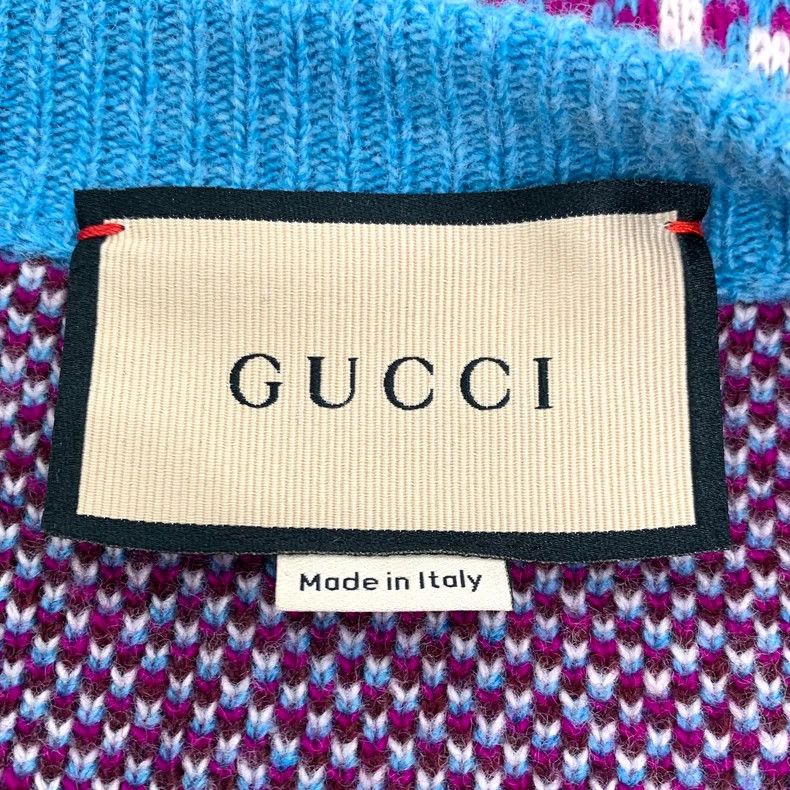 Gucci Gucci Blue Double G Knit Cardigan M Size US M / EU 48-50 / 2 - 5 Thumbnail