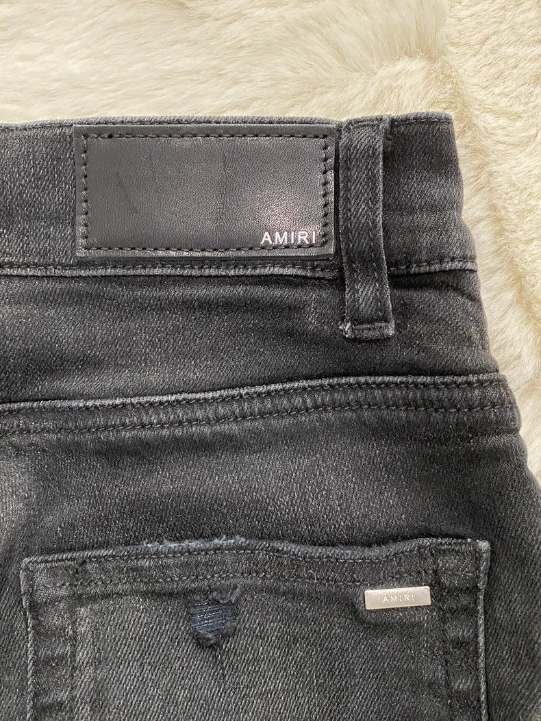 Amiri Amiri Black and Red Denim Pants Size US 29 - 3 Thumbnail