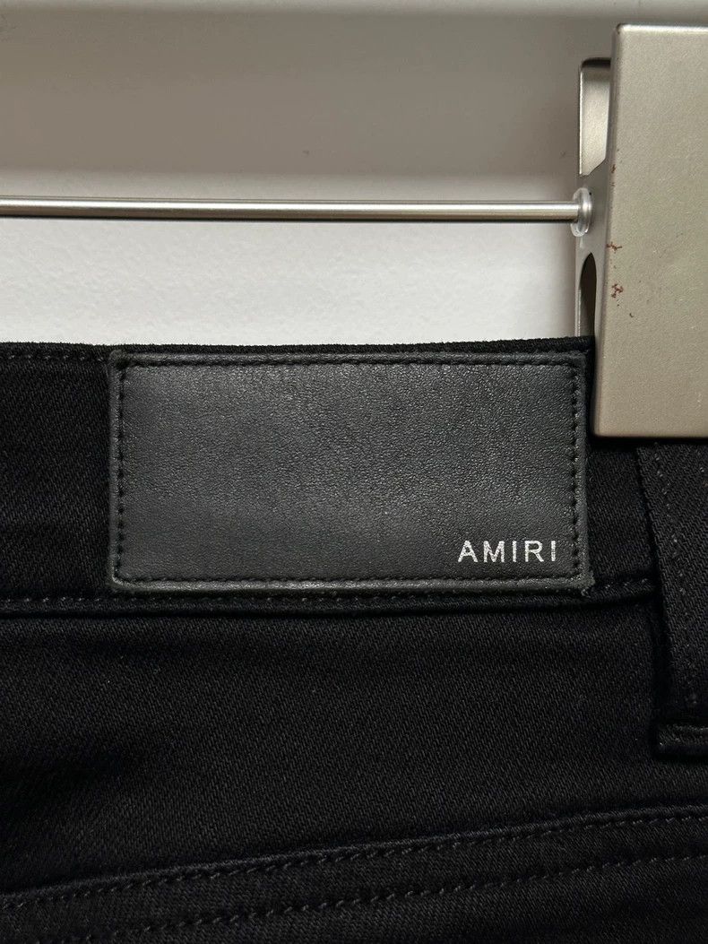Amiri Amiri Black Distressed Denim Pants Size US 31 - 7 Thumbnail