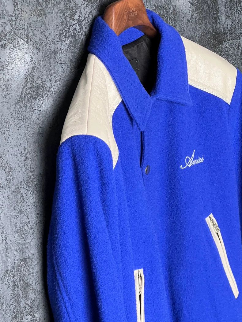 Amiri AMIRI Blue and White Jacket Coat Size US L / EU 52-54 / 3 - 5 Thumbnail