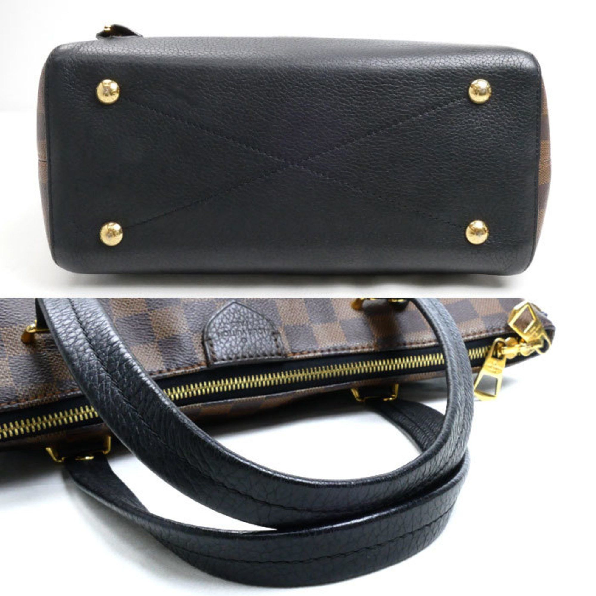 Louis Vuitton LOUIS VUITTON Hyde Park 2-Way Shoulder Bag Damier Brown N41014 Women's Size ONE SIZE - 3 Thumbnail