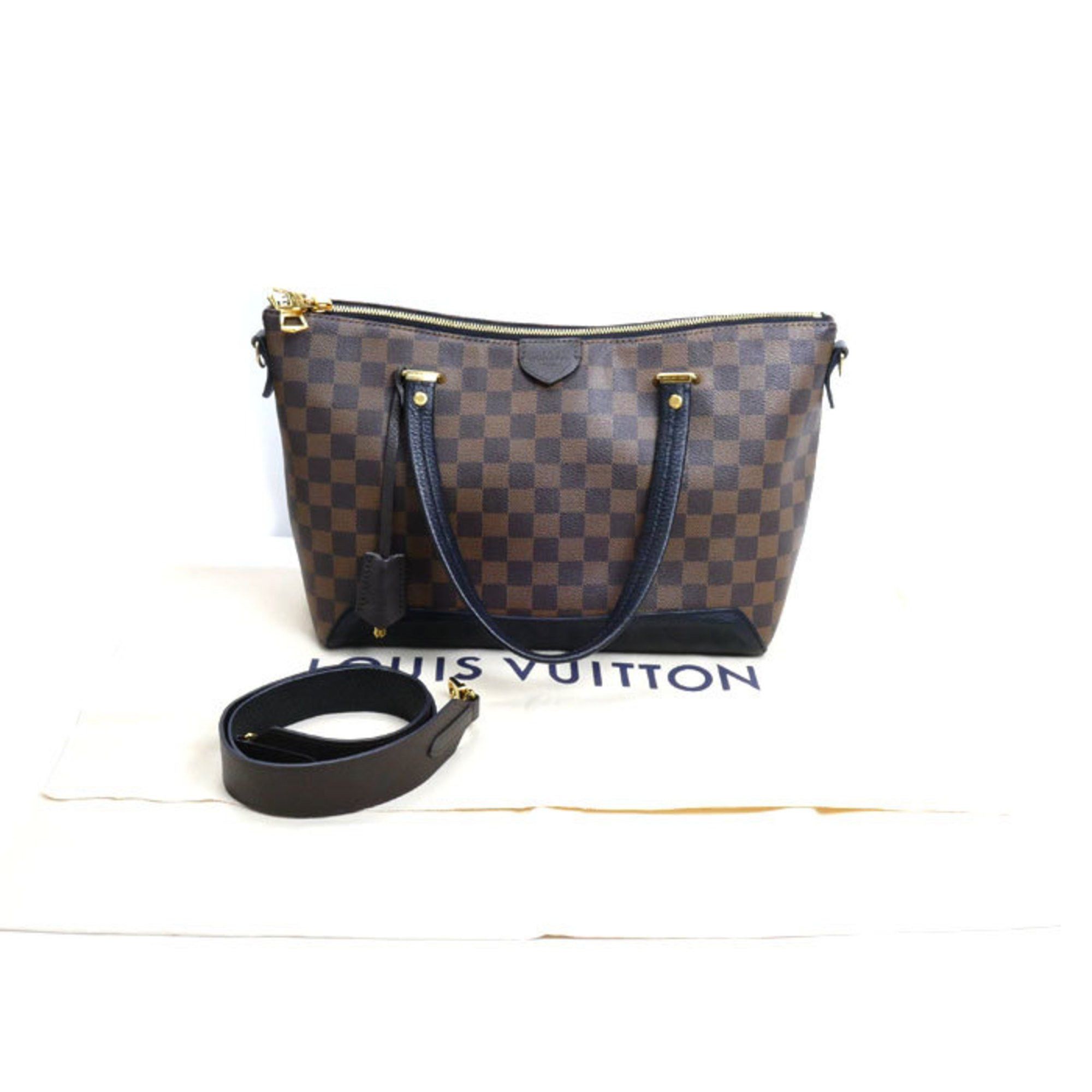 Louis Vuitton LOUIS VUITTON Hyde Park 2-Way Shoulder Bag Damier Brown N41014 Women's Size ONE SIZE - 9 Thumbnail
