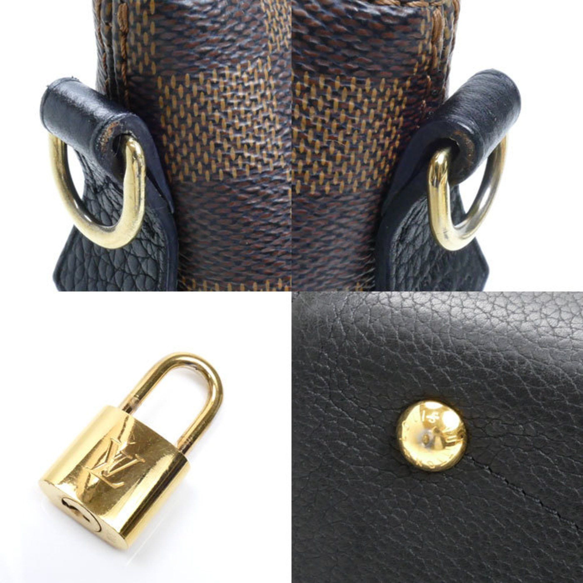 Louis Vuitton LOUIS VUITTON Hyde Park 2-Way Shoulder Bag Damier Brown N41014 Women's Size ONE SIZE - 7 Thumbnail