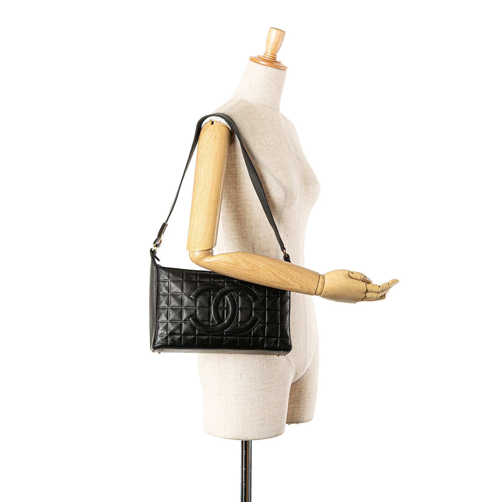 Chanel Chanel CC Choco Bar Lambskin Shoulder Bag Size ONE SIZE - 11 Thumbnail