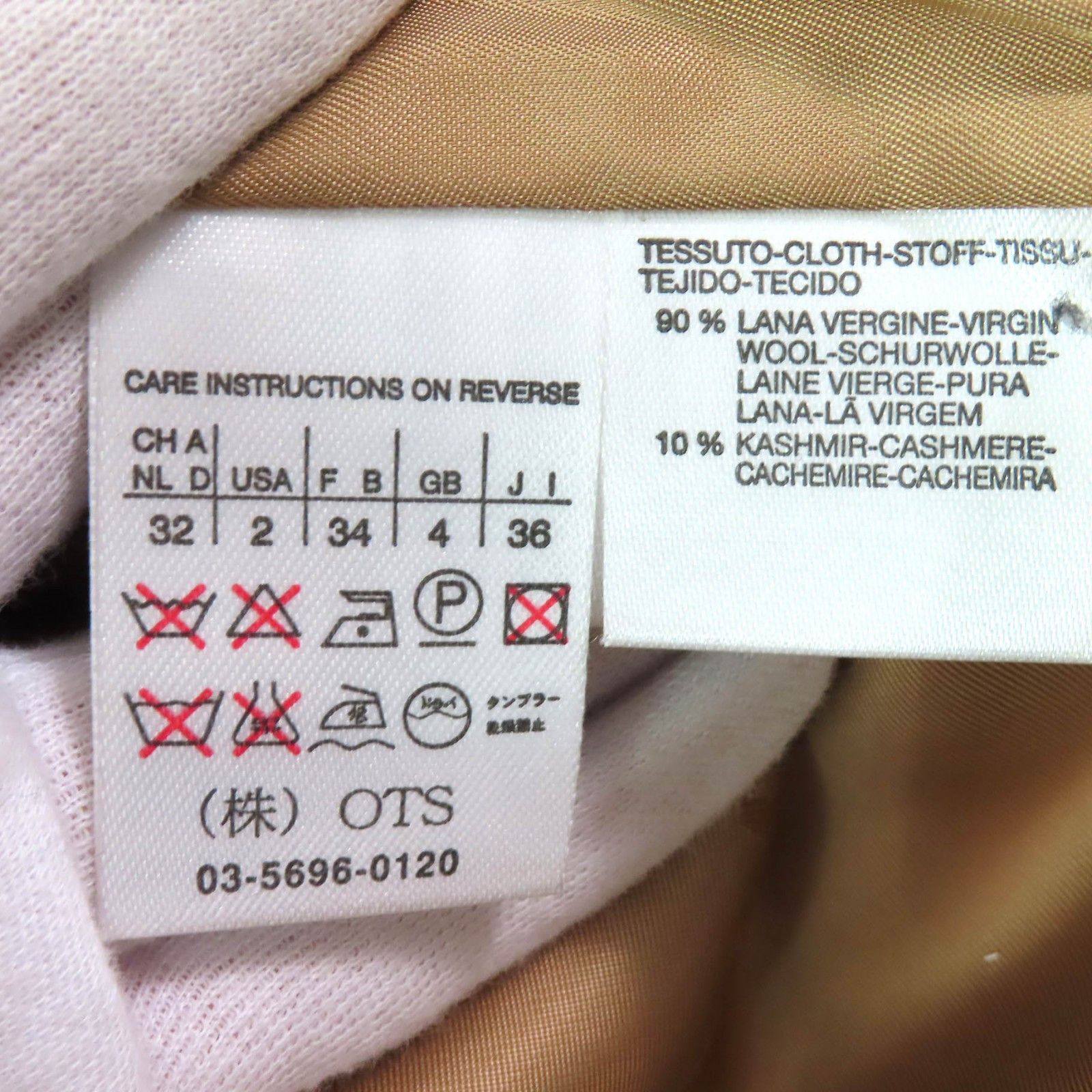 Max Mara MaxMara Max Mara White Tag Mink Fur Wool Cashmere Coat Others Outerwear Size ONE SIZE - 8 Thumbnail
