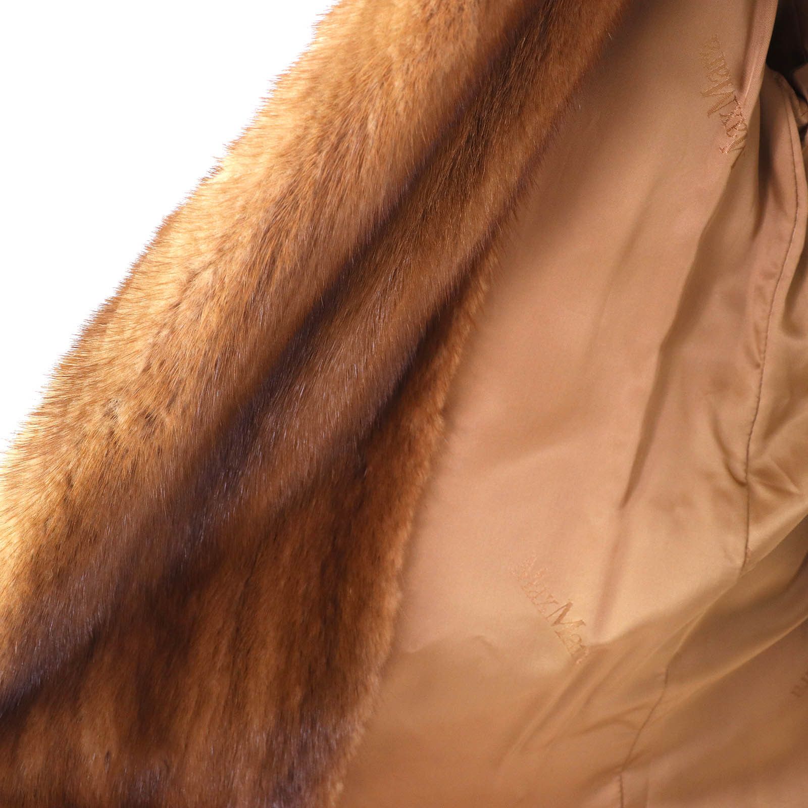 Max Mara MaxMara Max Mara White Tag Mink Fur Wool Cashmere Coat Others Outerwear Size ONE SIZE - 5 Thumbnail