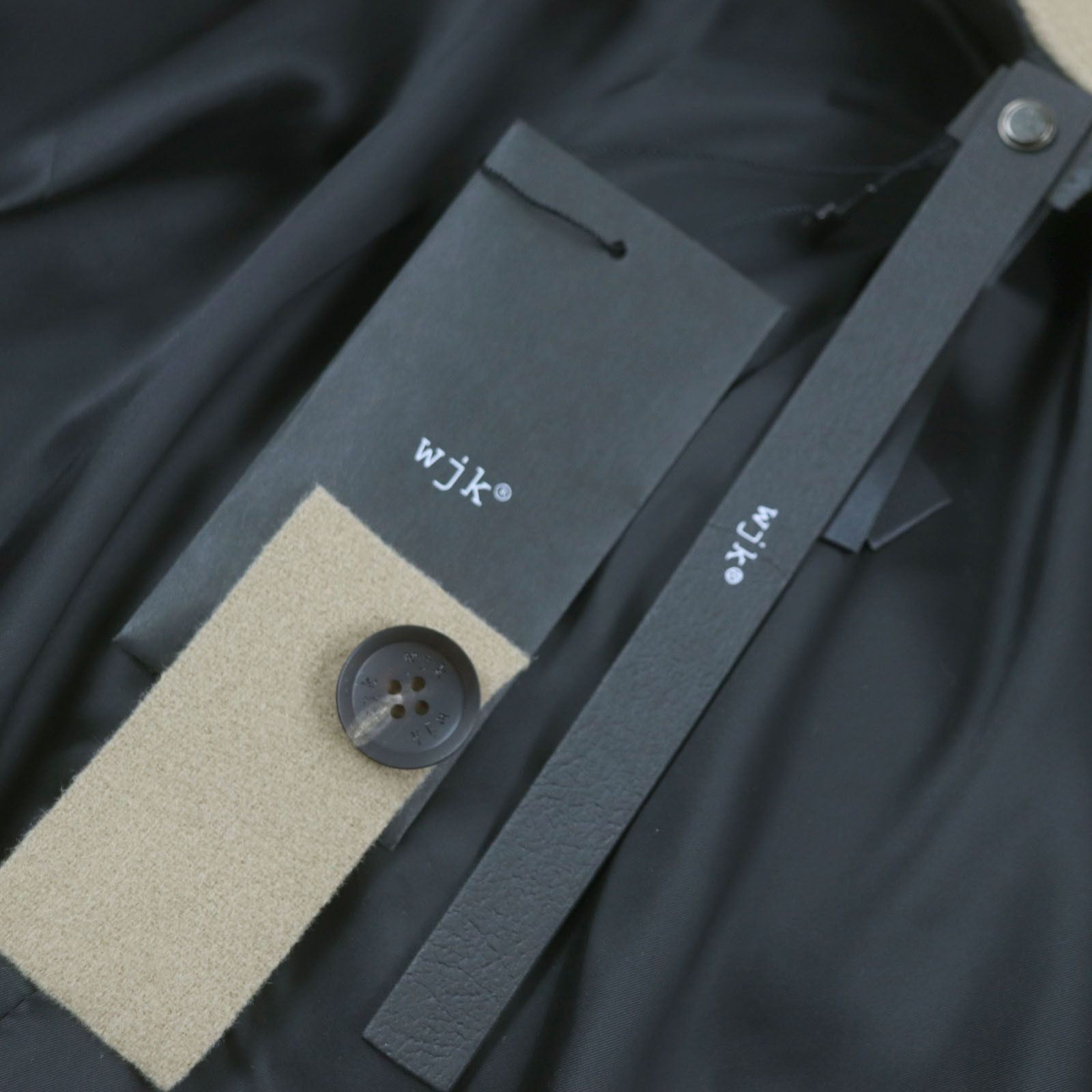 Other Other wjk Duffel coat Wool Coat Natural Material Outerwear Size ONE SIZE - 8 Thumbnail