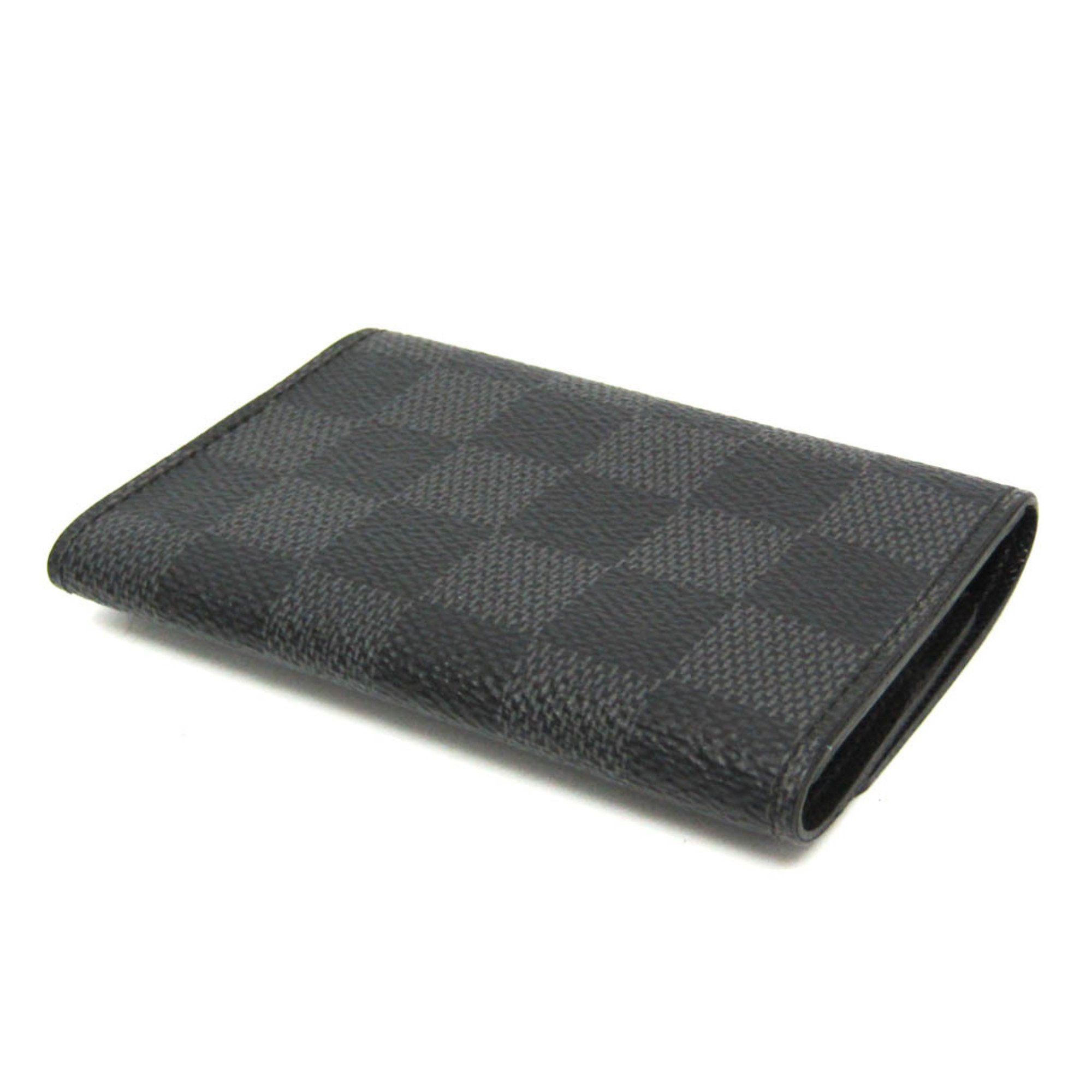 Louis Vuitton Louis Vuitton Damier Graphite 6 Key Holder N62662 Men,Women Damier Graphite Key Case Damier Graphite Size ONE SIZE - 2 Thumbnail