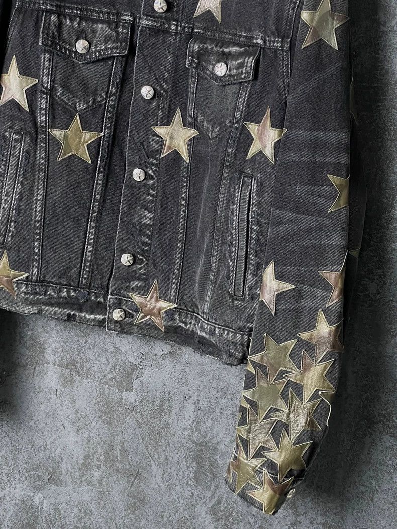 Amiri AMIRI Star Print Denim Jacket Size US S / EU 44-46 / 1 - 5 Thumbnail
