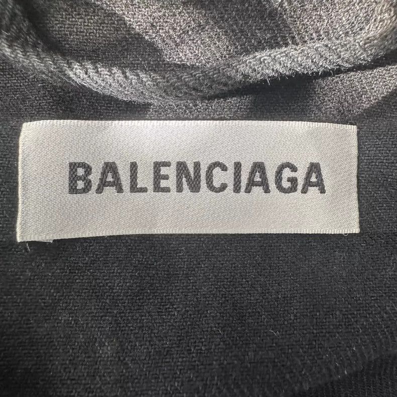 Black Washed Denim Jacket by Balenciaga