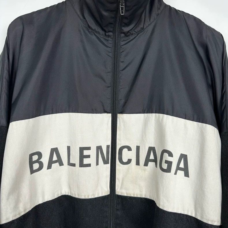 Balenciaga Balenciaga Logo Print Nylon Jacket Size US M / EU 48-50 / 2 - 3 Thumbnail