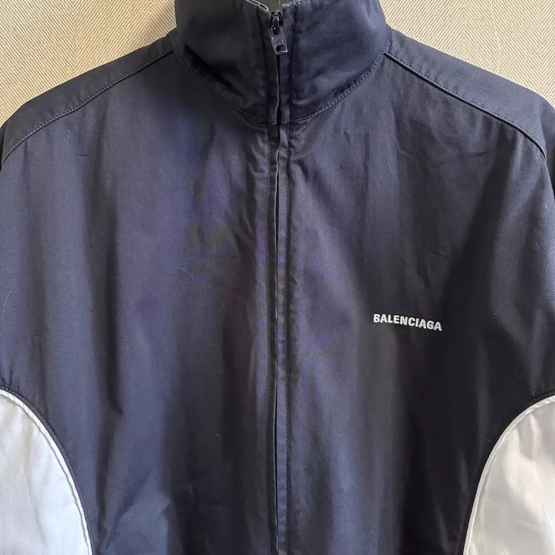Balenciaga Balenciaga Embroidered Logo Colorblock Jacket Size US S / EU 44-46 / 1 - 3 Thumbnail