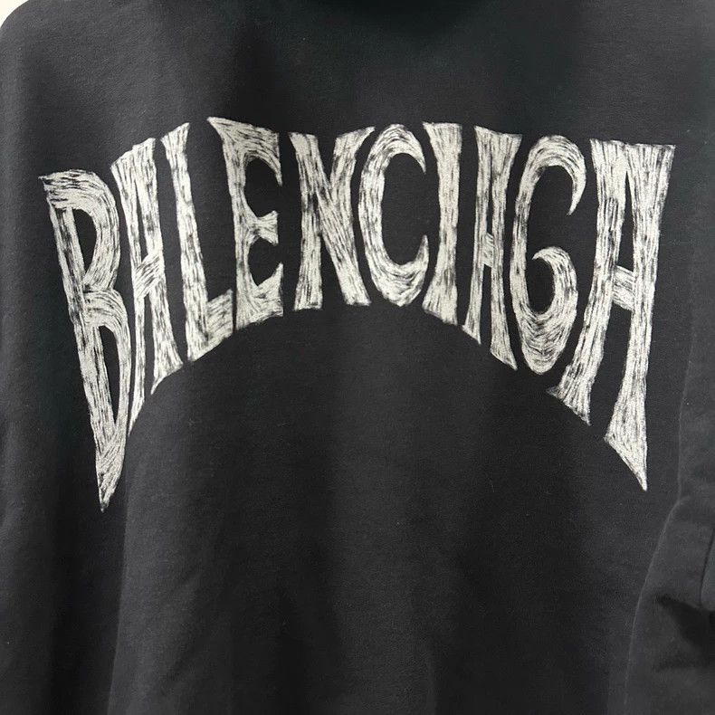 Balenciaga Balenciaga SS23 Graffiti Logo Hoodie Size US XS / EU 42 / 0 - 3 Thumbnail