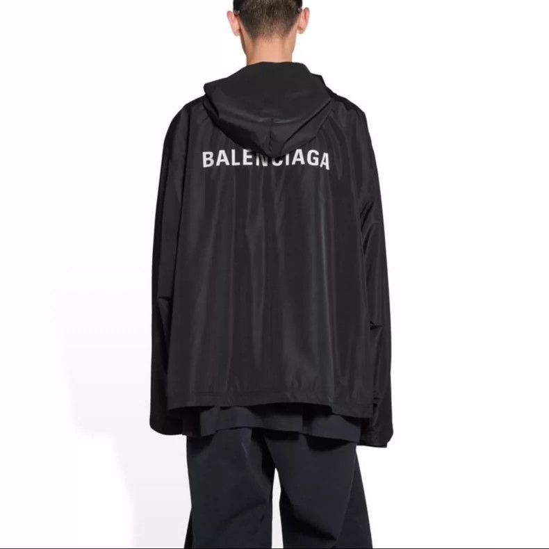 Balenciaga Balenciaga Logo Print Coach Jacket Size US S / EU 44-46 / 1 - 7 Thumbnail