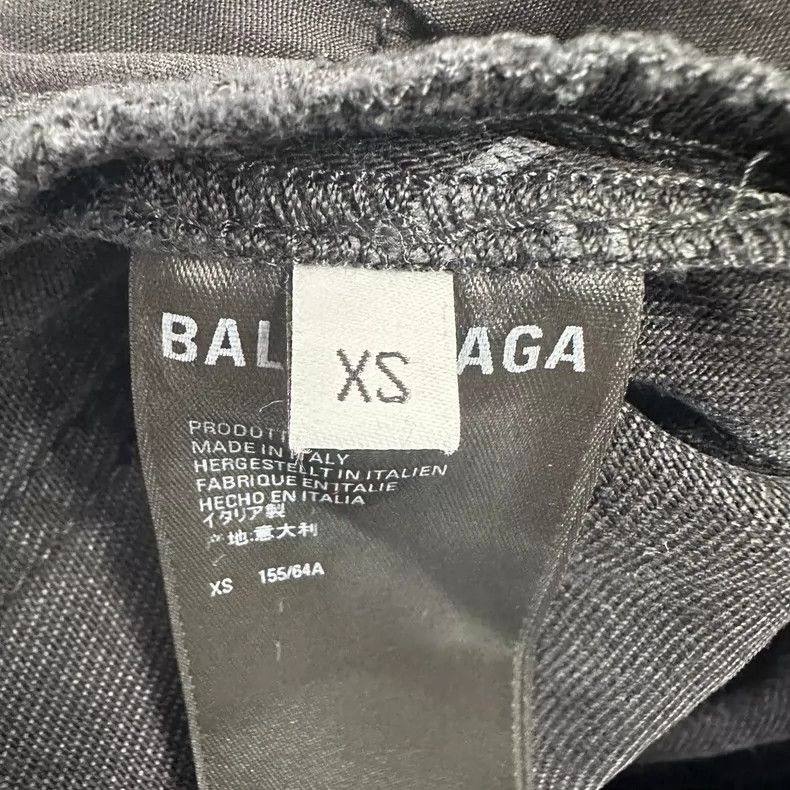 Balenciaga Balenciaga Logo Wide Leg Denim Pants Size US 26 / EU 42 - 8 Thumbnail