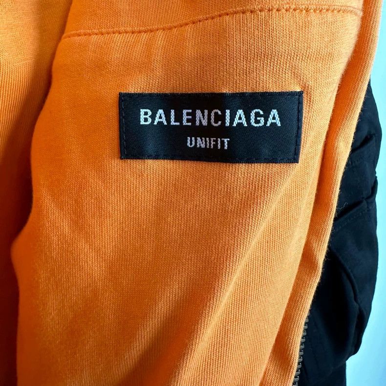 Balenciaga Balenciaga Embroidered Logo Hooded Jacket Size US XS / EU 42 / 0 - 5 Thumbnail