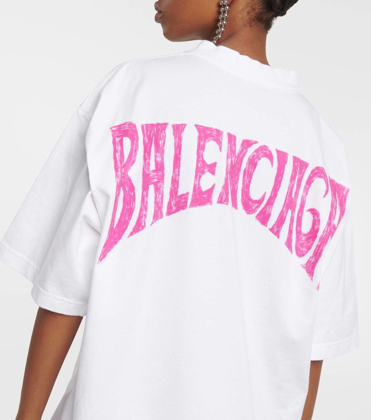 Balenciaga Paris Tropical T-Shirt in White Size US XL / EU 56 / 4 - 2 Thumbnail