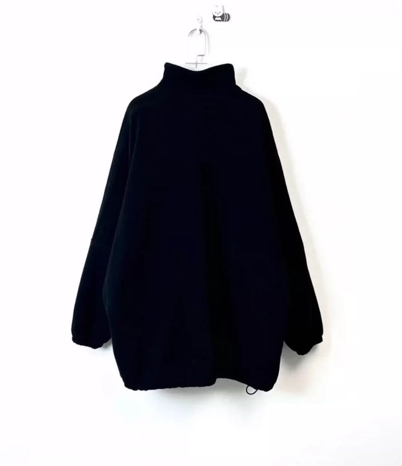 Balenciaga Balenciaga Thick Black Embroidered Cotton Jacket Size US L / EU 52-54 / 3 - 2 Thumbnail