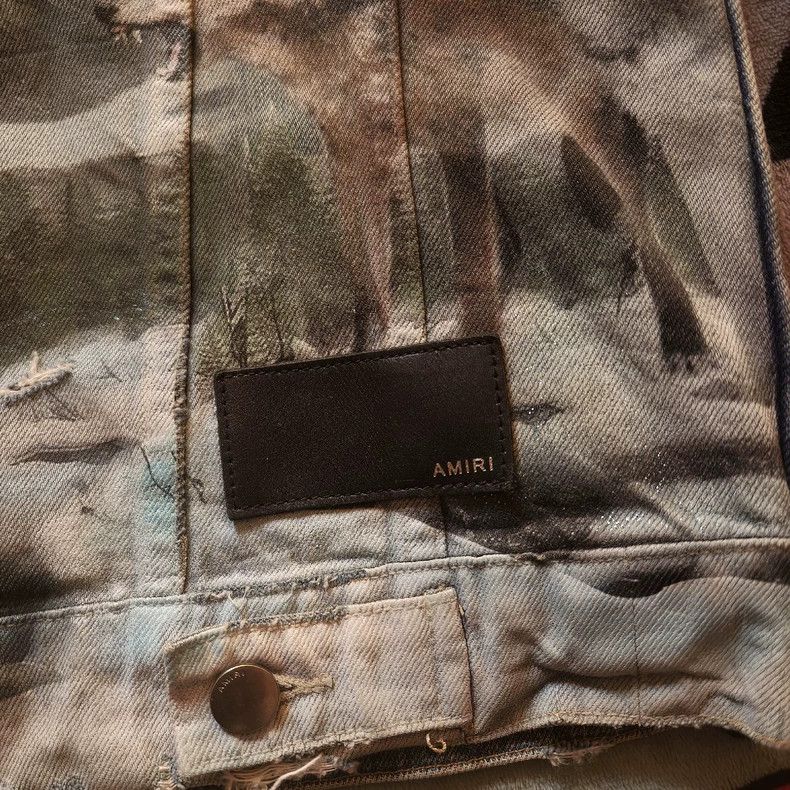 Amiri Amiri Snow Wolf Denim Jacket Size M Size US M / EU 48-50 / 2 - 9 Thumbnail