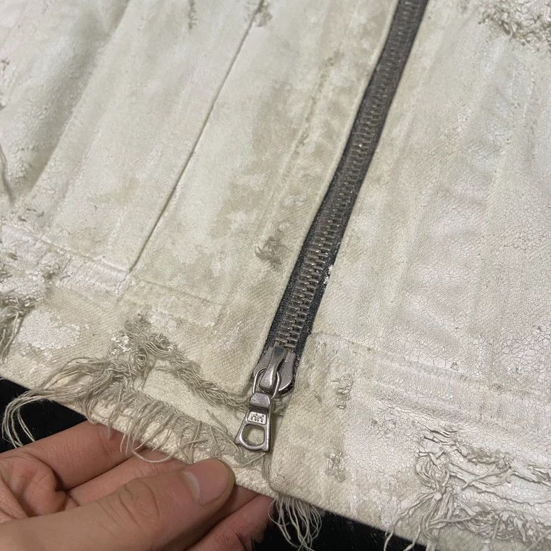 Amiri Amiri White Oil Stain Jacket Size S Size US S / EU 44-46 / 1 - 5 Thumbnail