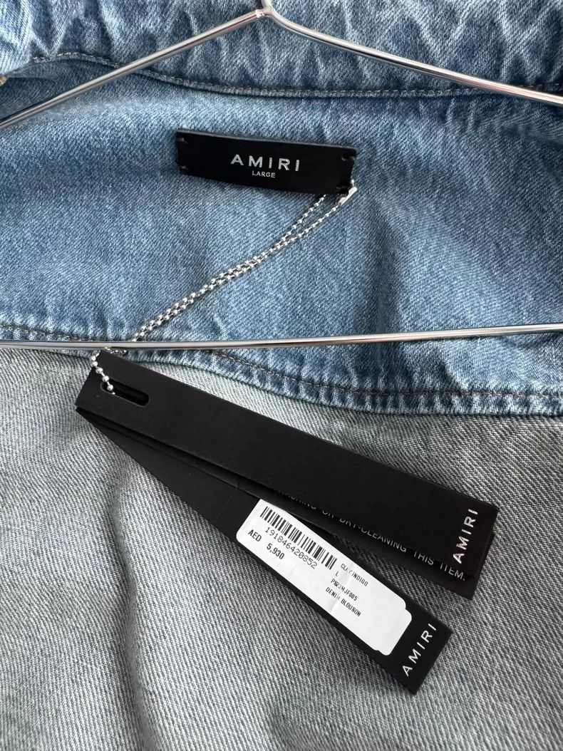 Amiri AMIRI Denim Jacket Size L from Dubai Size US L / EU 52-54 / 3 - 5 Thumbnail