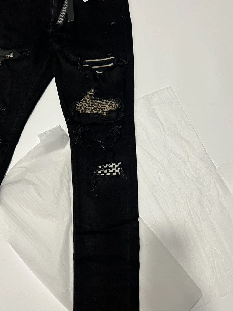 Amiri Amiri Leopard Print Slim Fit Jeans Size US 32 / EU 48 - 3 Thumbnail