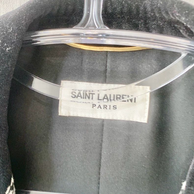 Yves Saint Laurent Saint Laurent Houndstooth Suit Jacket Size US XS / EU 42 / 0 - 5 Thumbnail