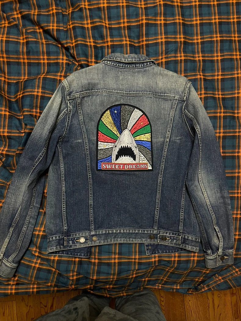 Saint Laurent Paris Saint Laurent Denim Jacket in Shark Blue Size US M / EU 48-50 / 2 - 2 Thumbnail