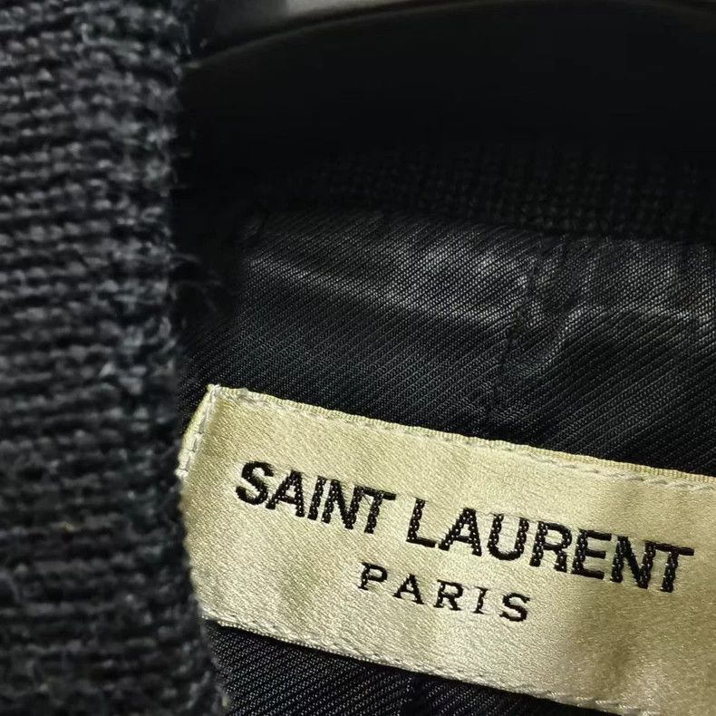 Saint Laurent Paris Saint Laurent Black and White Baseball Jacket Size US M / EU 48-50 / 2 - 3 Thumbnail