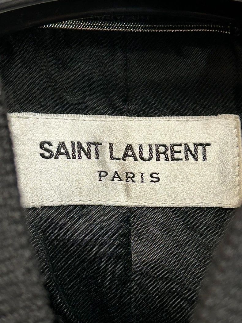 Saint Laurent Paris Saint Laurent Black and White Baseball Jacket Size US XL / EU 56 / 4 - 2 Thumbnail