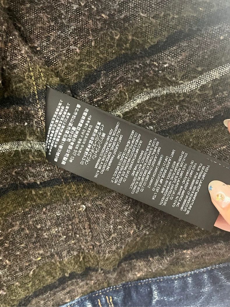 Saint Laurent Paris Saint Laurent Denim Jacket XS with Tags Size US XS / EU 42 / 0 - 7 Thumbnail