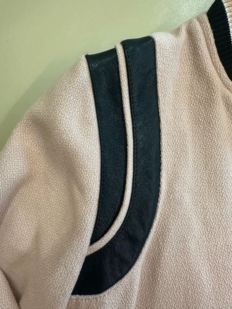 Saint Laurent Paris Saint Laurent Pink Black Baseball Jacket Size US M / EU 48-50 / 2 - 4 Thumbnail