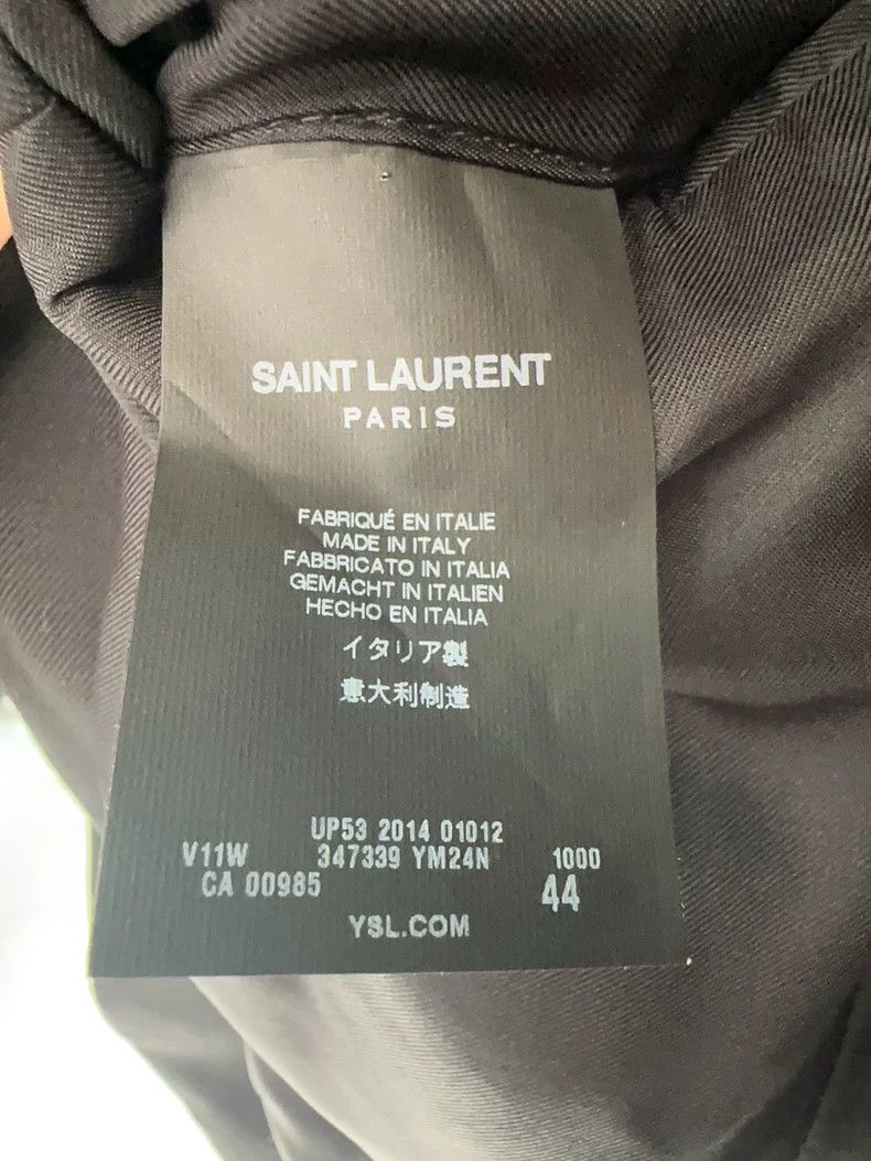 Saint Laurent Paris Stylish Saint Laurent Black Long Sleeve Blazer Size US XL / EU 56 / 4 - 4 Thumbnail