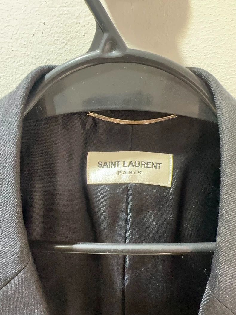 Saint Laurent Paris Stylish Saint Laurent Black Long Sleeve Blazer Size US XL / EU 56 / 4 - 3 Thumbnail