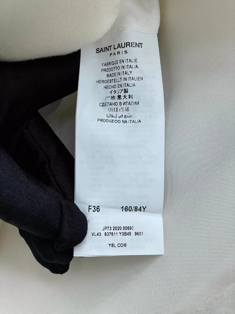 Saint Laurent Paris Saint Laurent Double-Breasted Wool Blazer Size US S / EU 44-46 / 1 - 8 Thumbnail