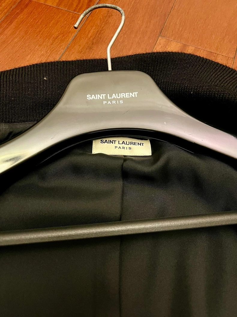 Saint Laurent Paris Saint Laurent Black Baseball Jacket Size US M / EU 48-50 / 2 - 5 Thumbnail