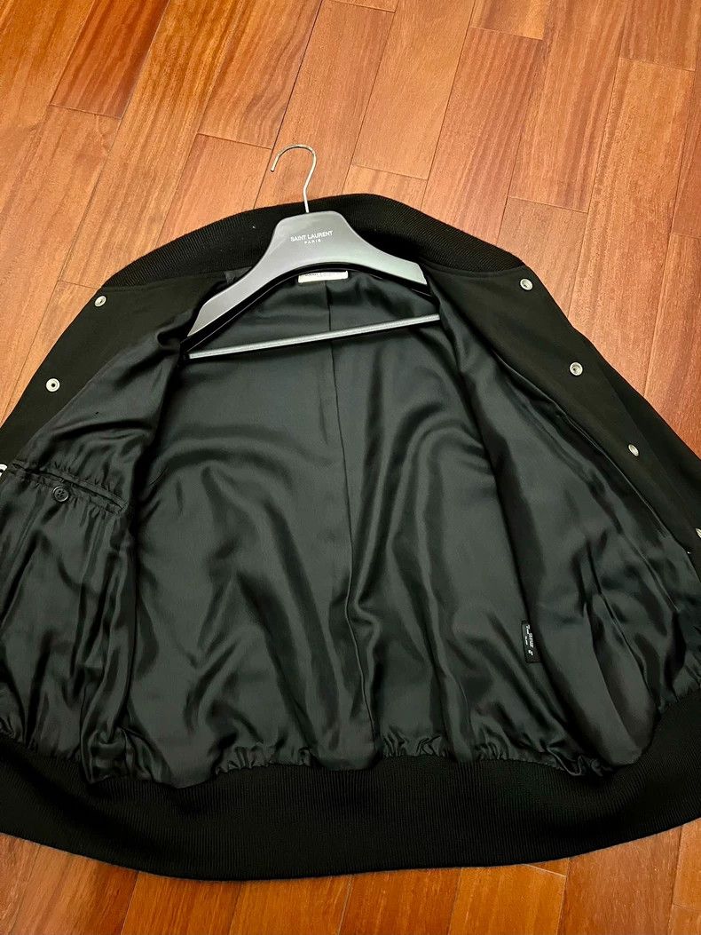 Saint Laurent Paris Saint Laurent Black Baseball Jacket Size US M / EU 48-50 / 2 - 3 Thumbnail