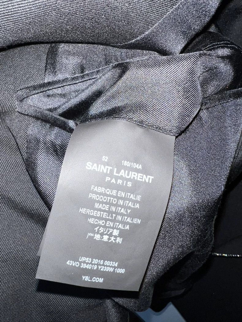 Saint Laurent Paris Classic Saint Laurent Black Suit Jacket Size US M / EU 48-50 / 2 - 6 Thumbnail