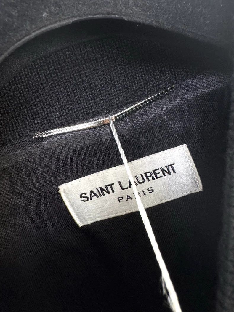 Saint Laurent Paris Saint Laurent Black Baseball Jacket Size US L / EU 52-54 / 3 - 2 Thumbnail