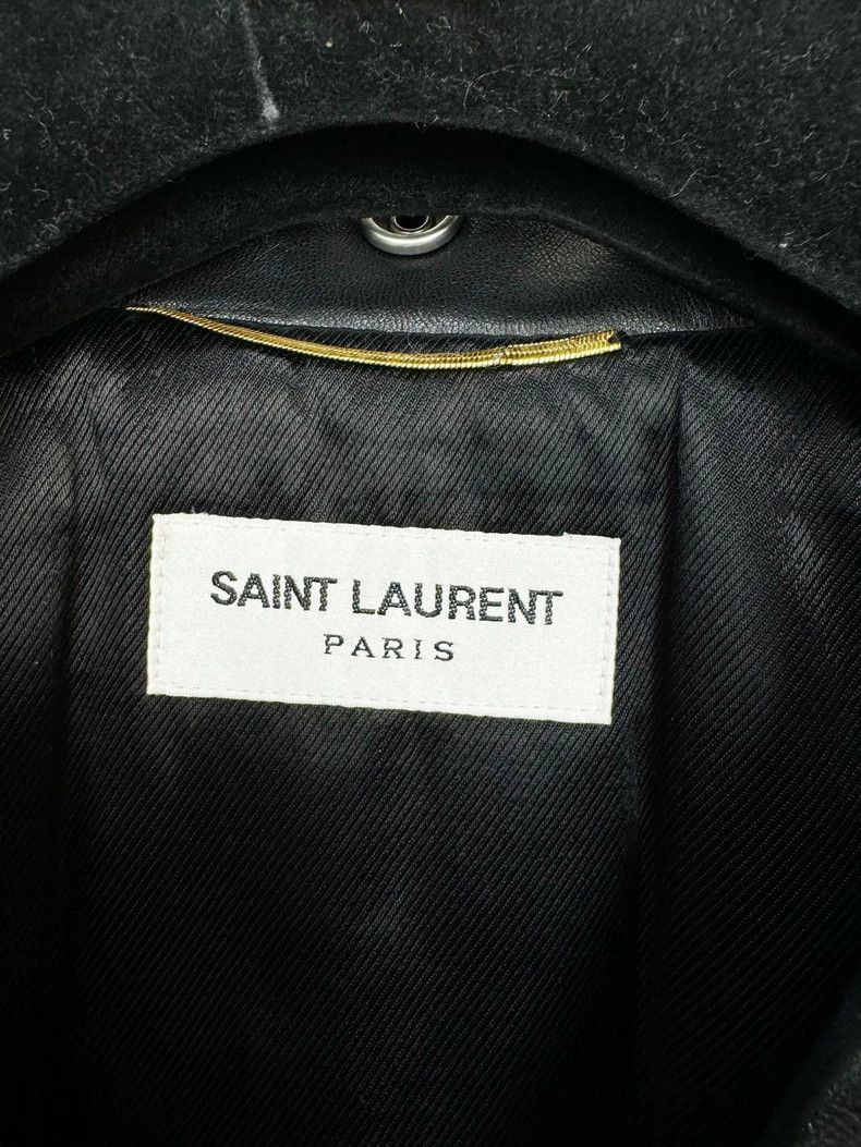 Saint Laurent Paris Saint Laurent Black Leather Biker Jacket Size US XS / EU 42 / 0 - 2 Thumbnail