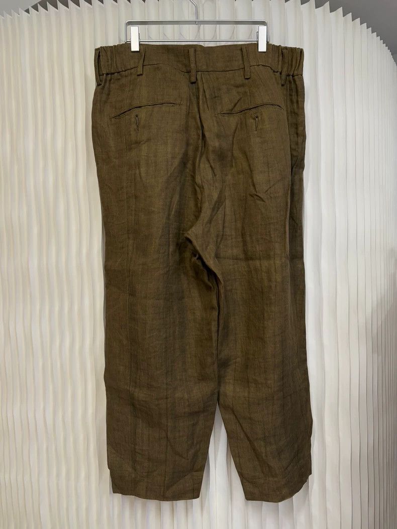 Ziggy Chen Ziggy Chen Linen Cropped Trousers Size US 32 / EU 48 - 2 Thumbnail