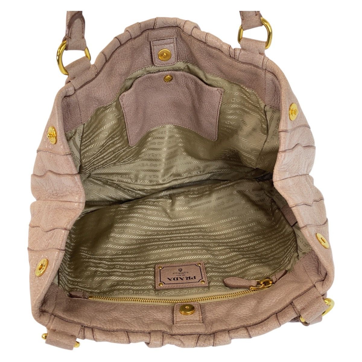 Prada Prada Leather 2way Bag Leather Shoulder Bag