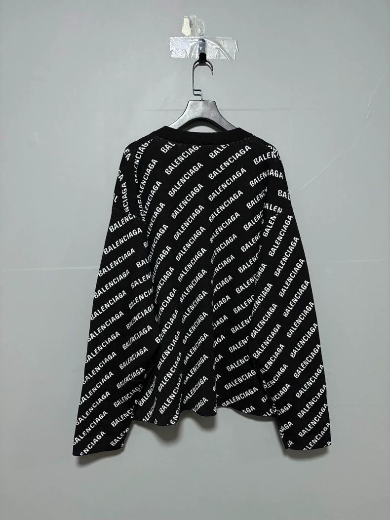 Balenciaga Balenciaga Logo Print Open Cardigan Size US M / EU 48-50 / 2 - 2 Thumbnail