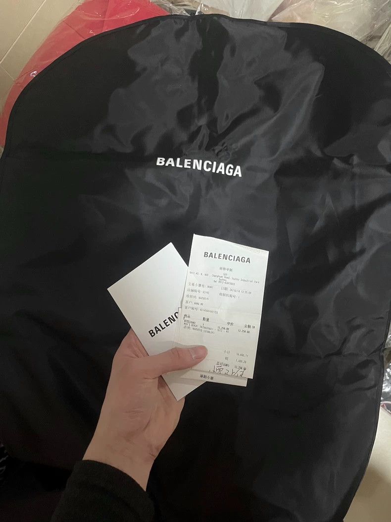 Balenciaga Balenciaga Tape Denim Jacket in Black Size US M / EU 48-50 / 2 - 6 Thumbnail