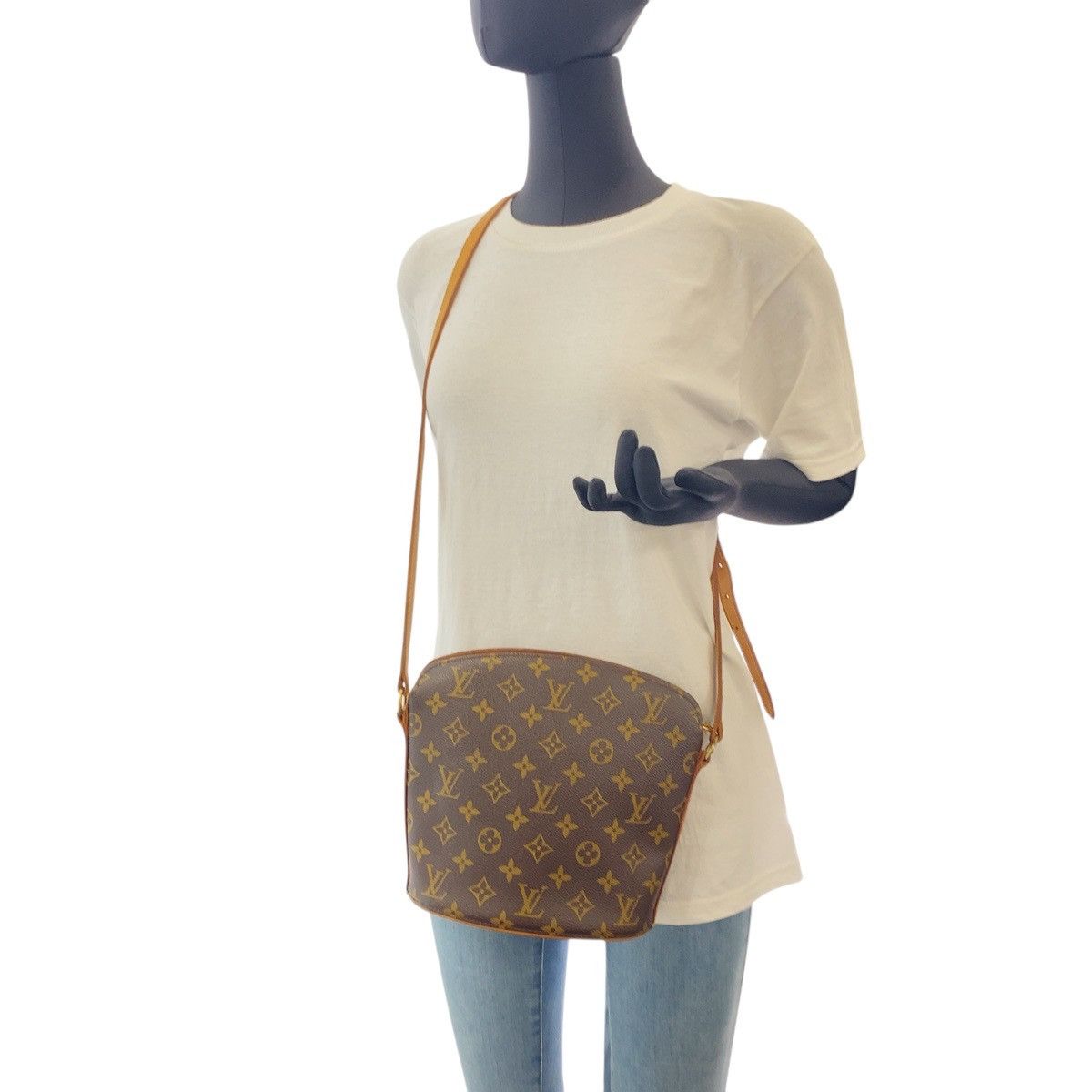 Louis Vuitton Louis Vuitton Louis Vuitton Drouot Monogram Shoulder Bag Canvas Crossbody Bag M51290 DUTY FREE for USA Size ONE SIZE - 7 Thumbnail