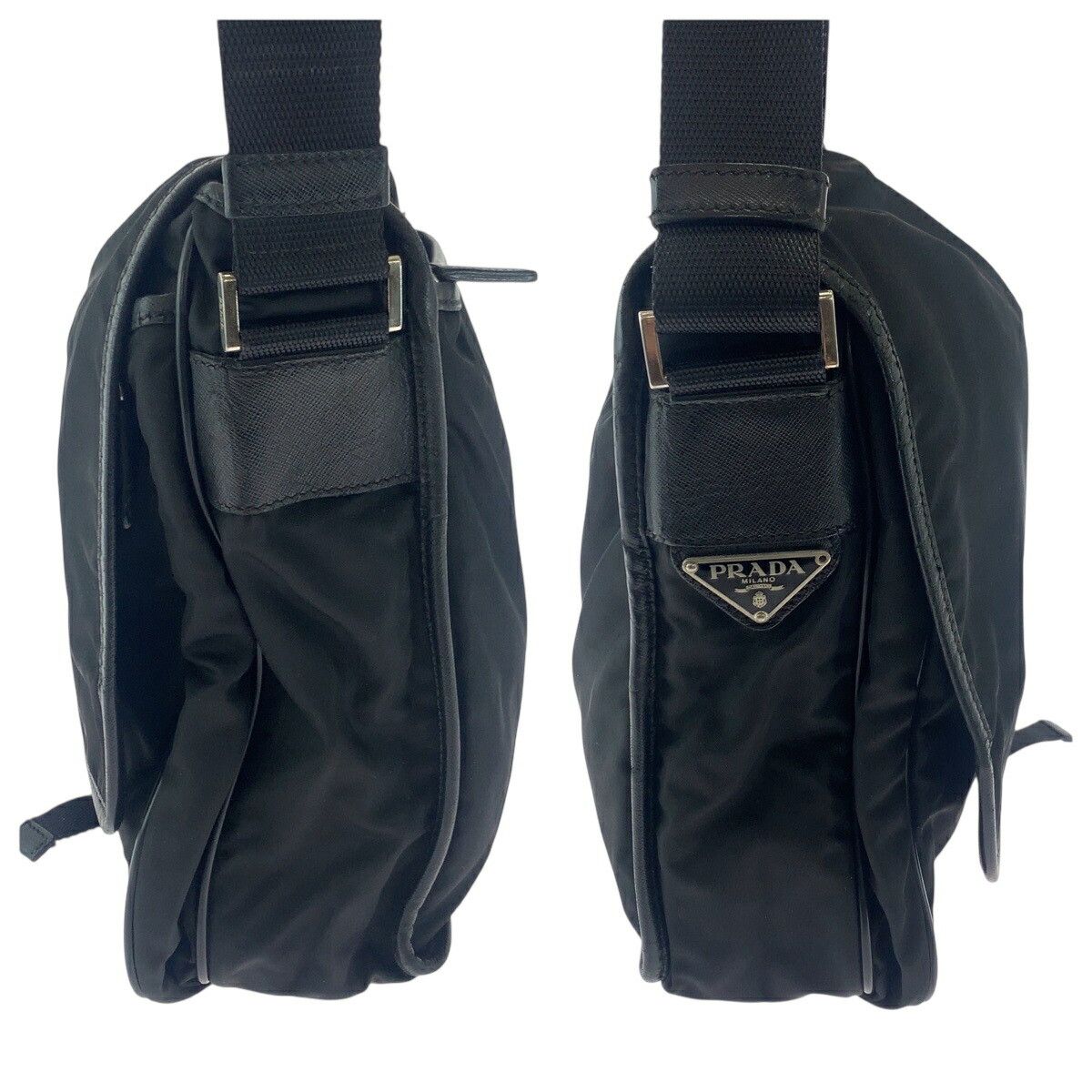Prada Prada Prada Tessuto Triangle Logo Plate Nylon Shoulder Bag Others Shoulder Bag V166 DUTY FREE for USA Size ONE SIZE - 7 Thumbnail