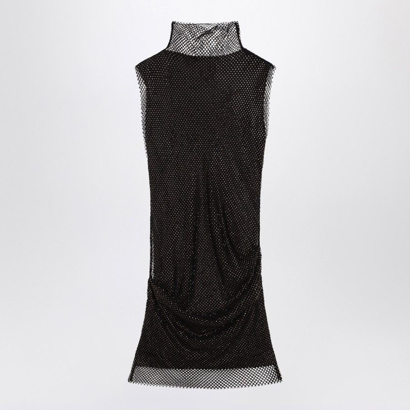 Sportmax Sportmax Black Mesh Mini Dress Size ONE SIZE - 2 Thumbnail